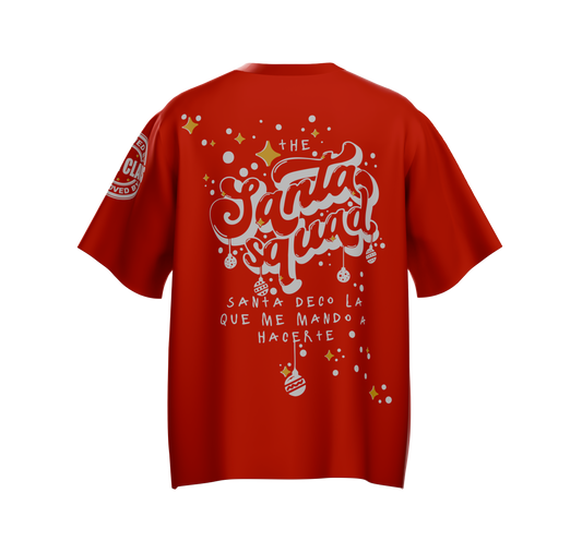 Camiseta Roja Santa Squad