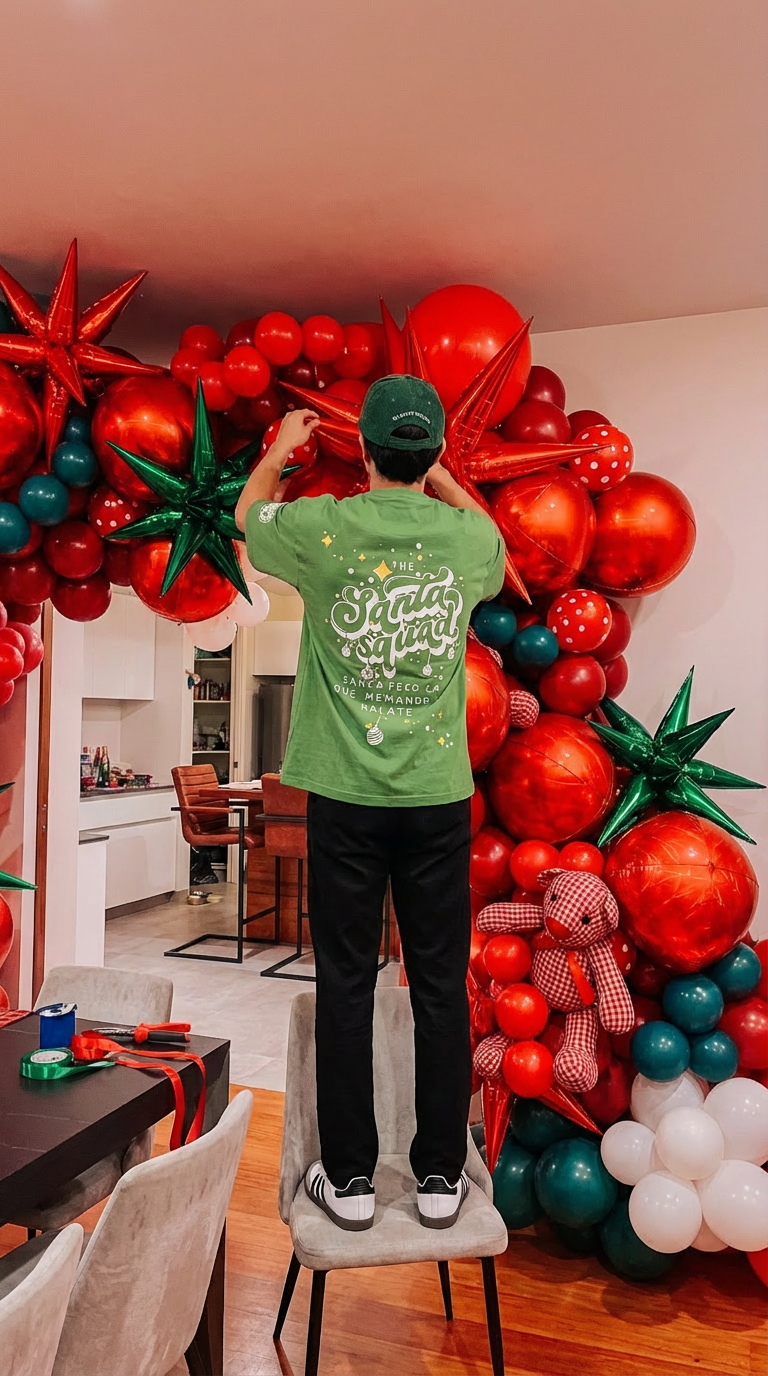 Camiseta Verde Limón Santa Squad