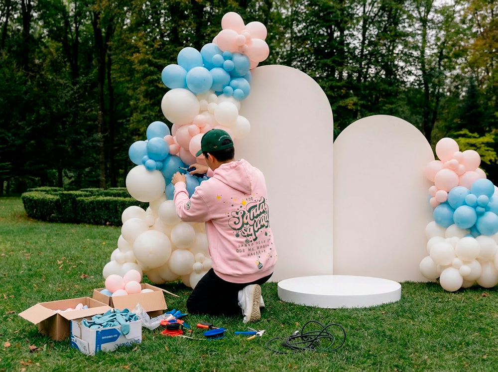 Hoodie Rosa Santa Squad