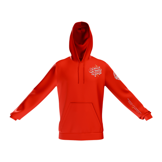 Hoodie Roja Santa Squad