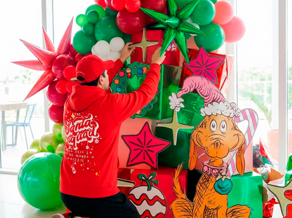 Hoodie Roja Santa Squad