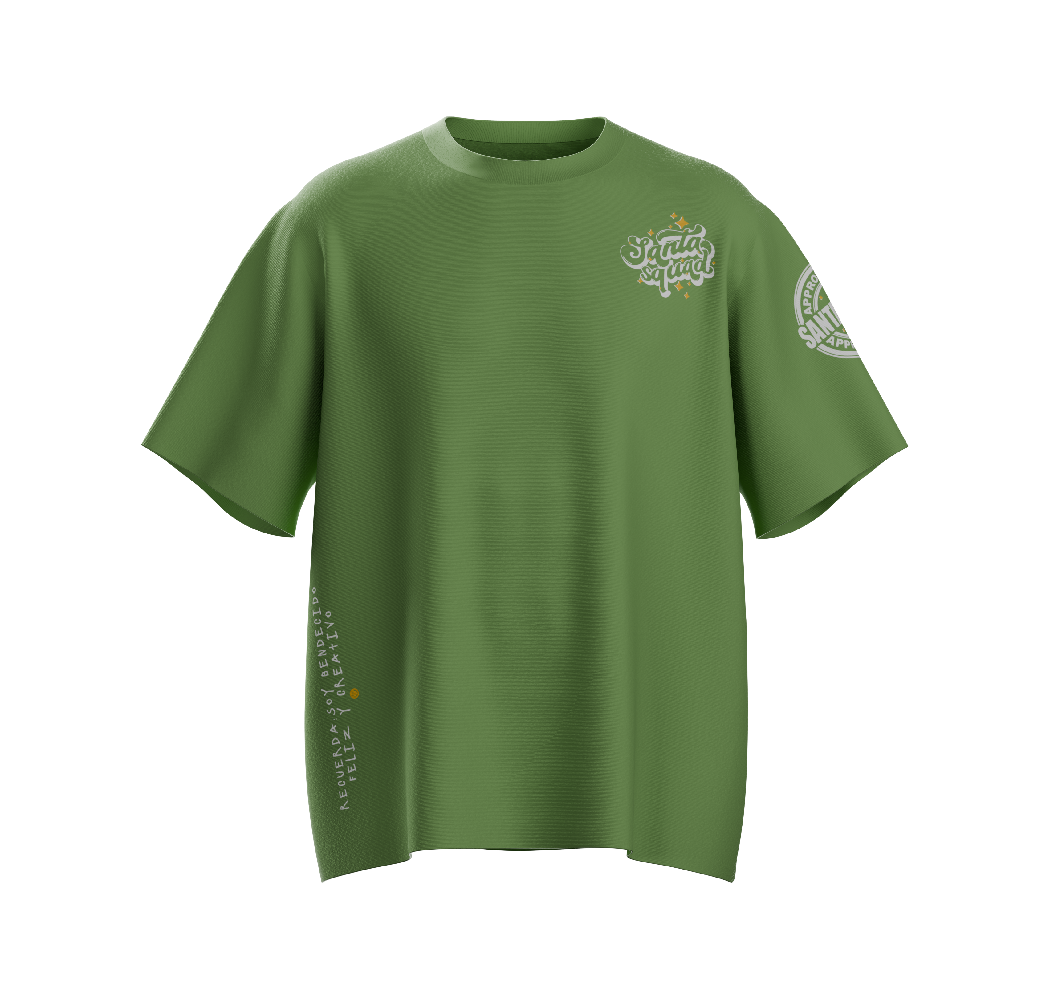 Camiseta Verde Limón Santa Squad