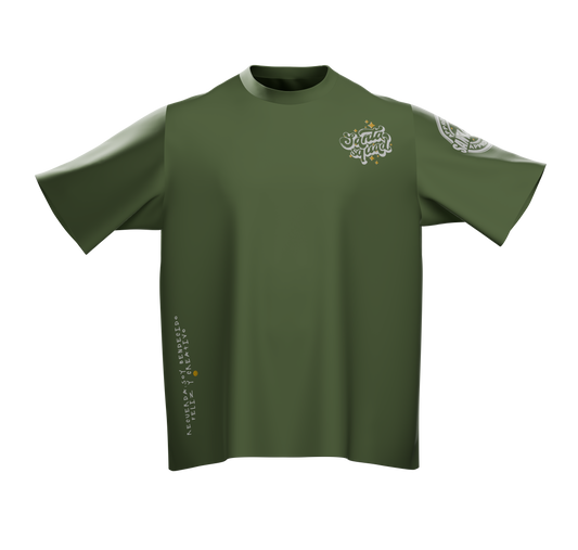 Camiseta Verde Olivo Santa Squad