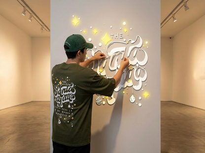 Camiseta Verde Olivo Santa Squad