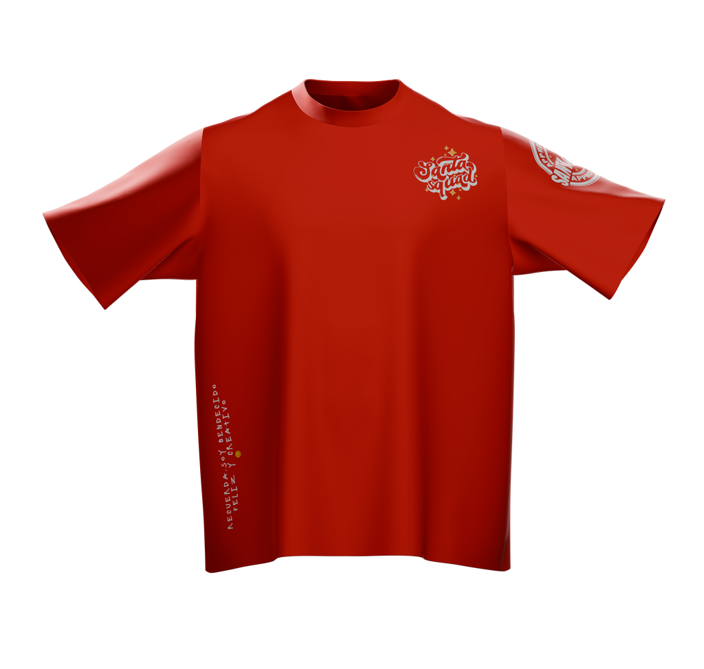 Camiseta Roja Santa Squad