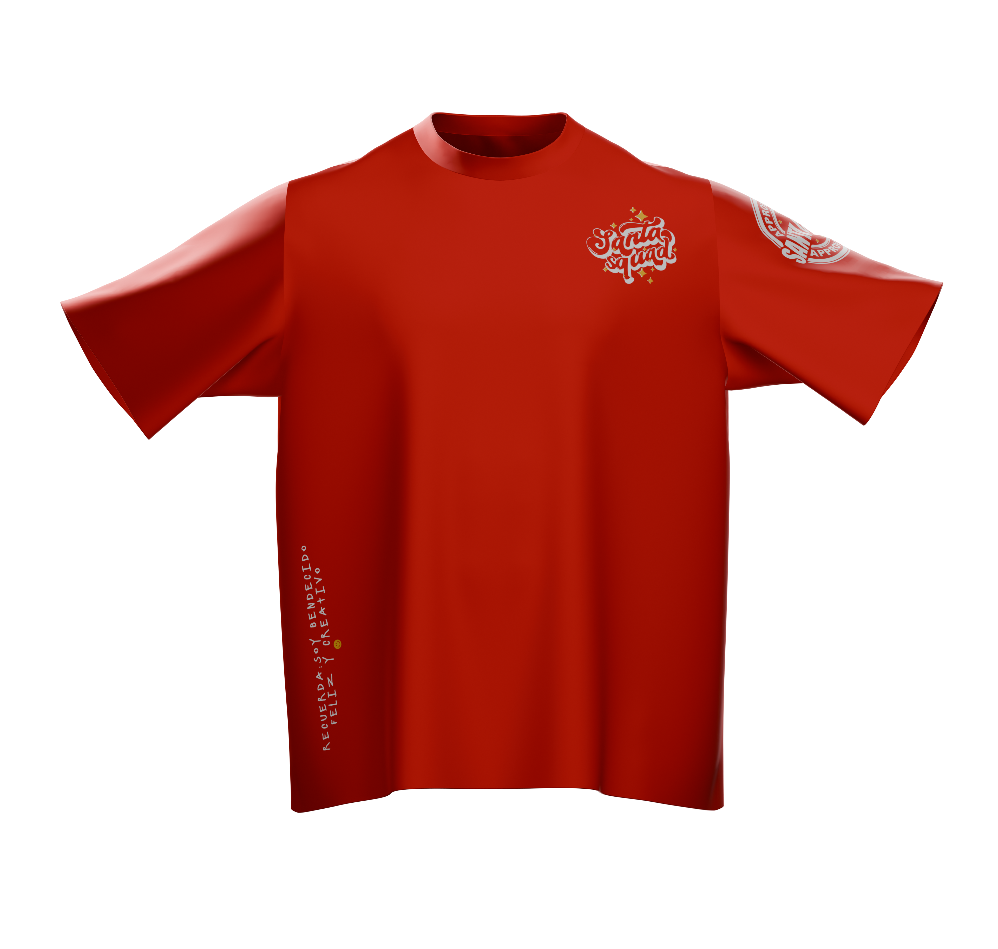 Camiseta Roja Santa Squad