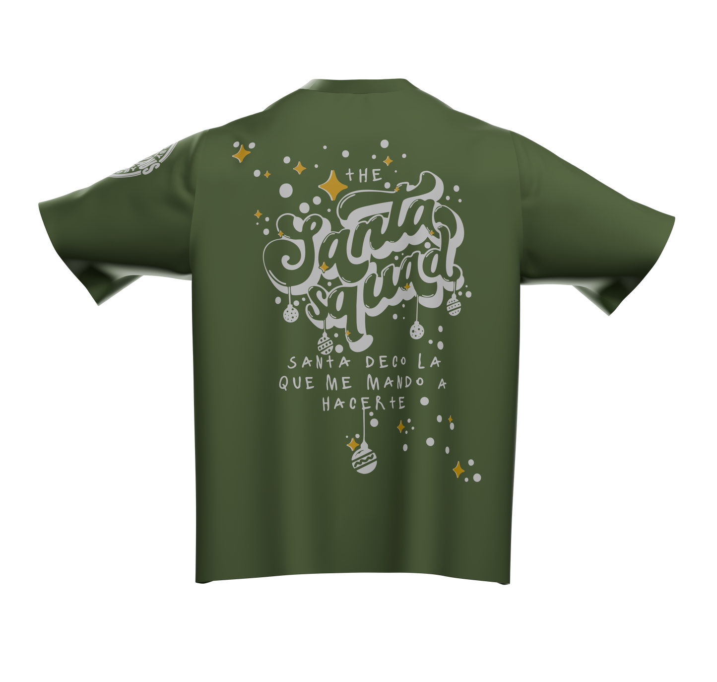 Camiseta Verde Olivo Santa Squad