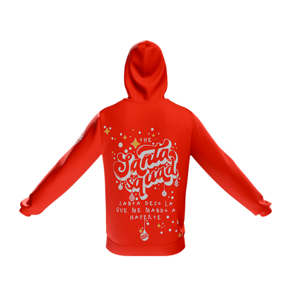Hoodie Roja Santa Squad