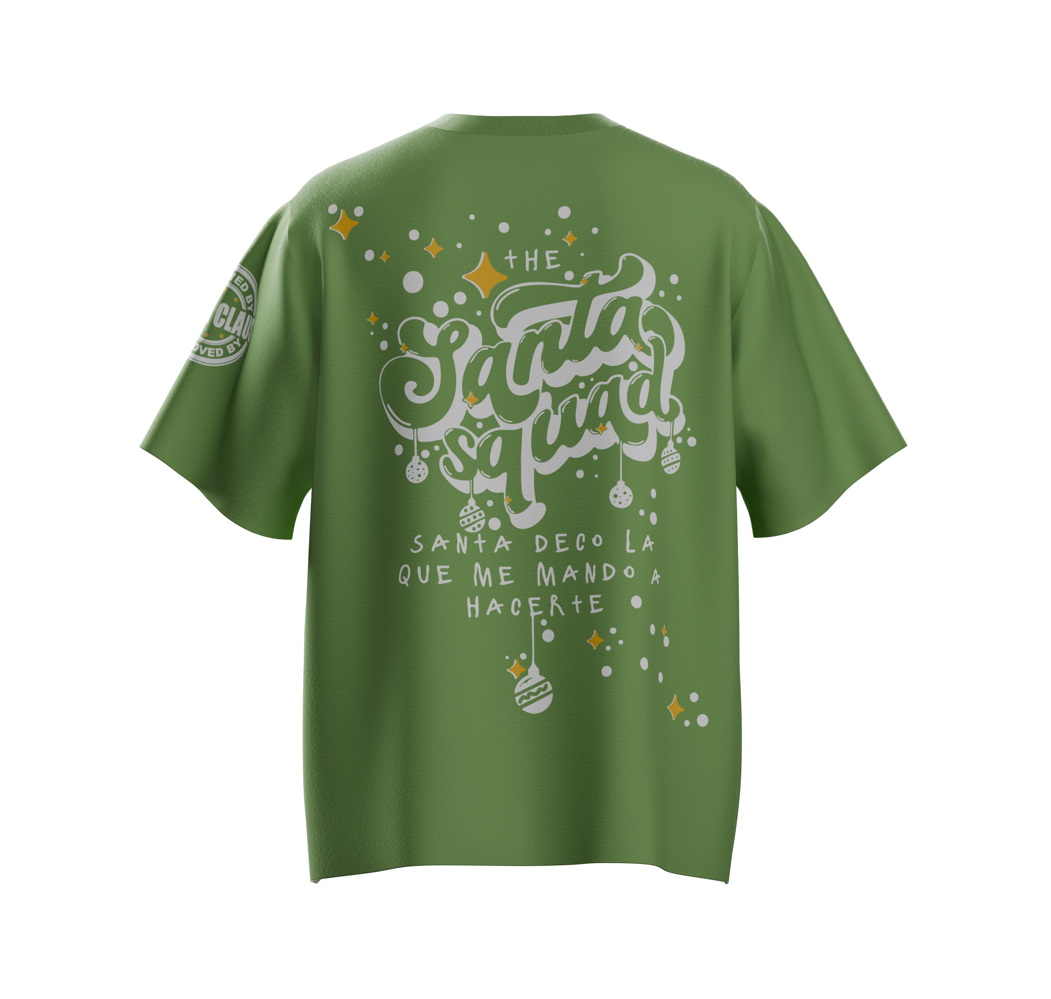 Camiseta Verde Limón Santa Squad