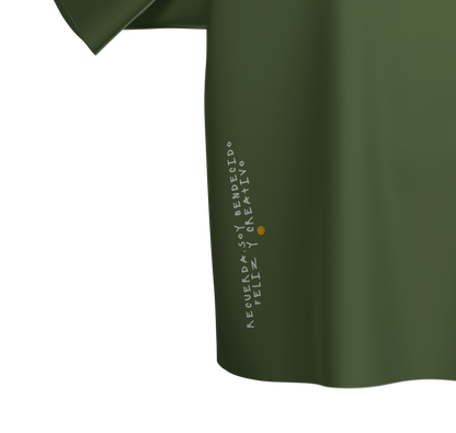 Camiseta Verde Olivo Santa Squad