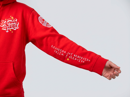 Hoodie Roja Santa Squad