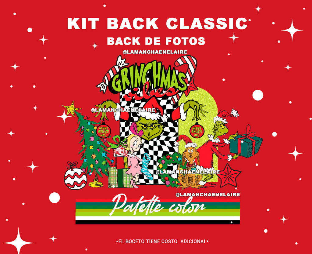 Imprimible Grinchmas Set Classic