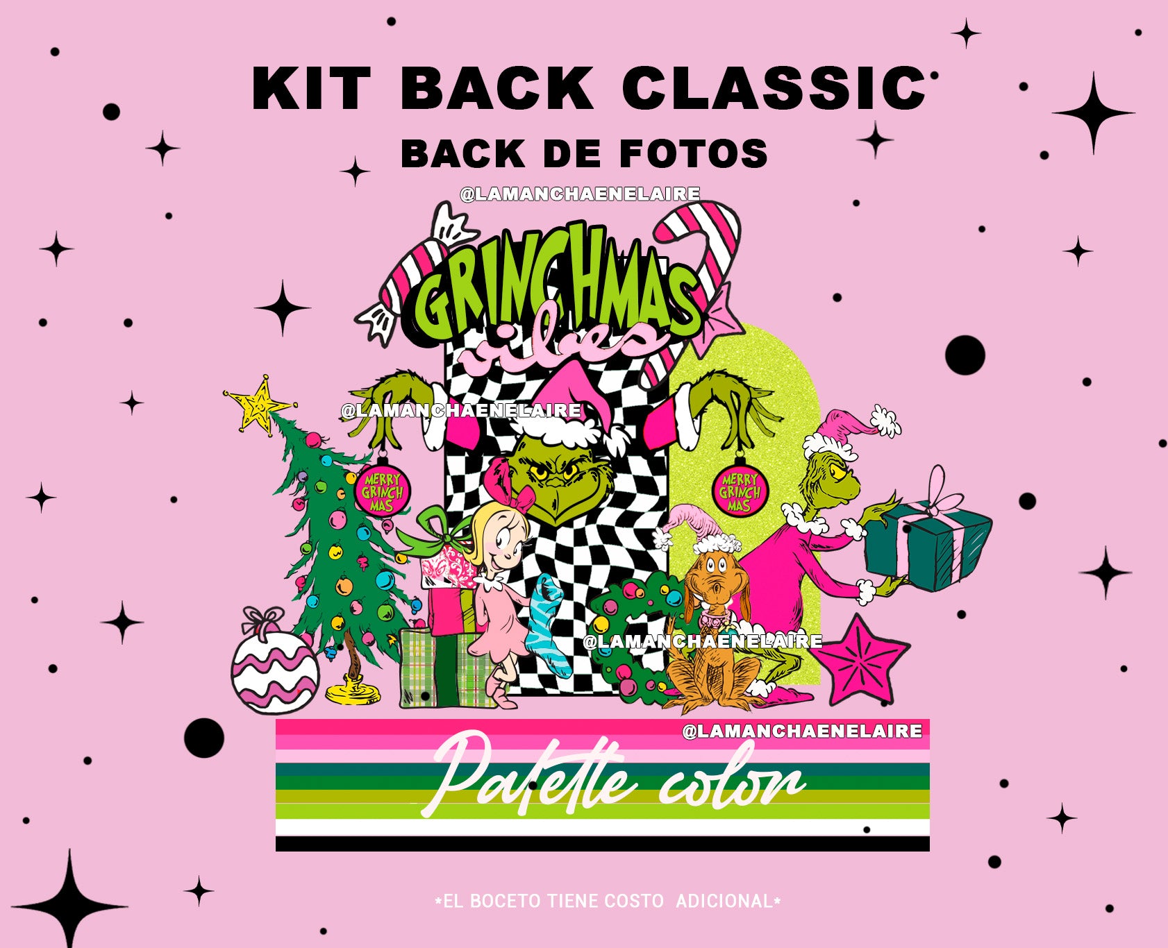 Imprimible Grinchmas Set Classic