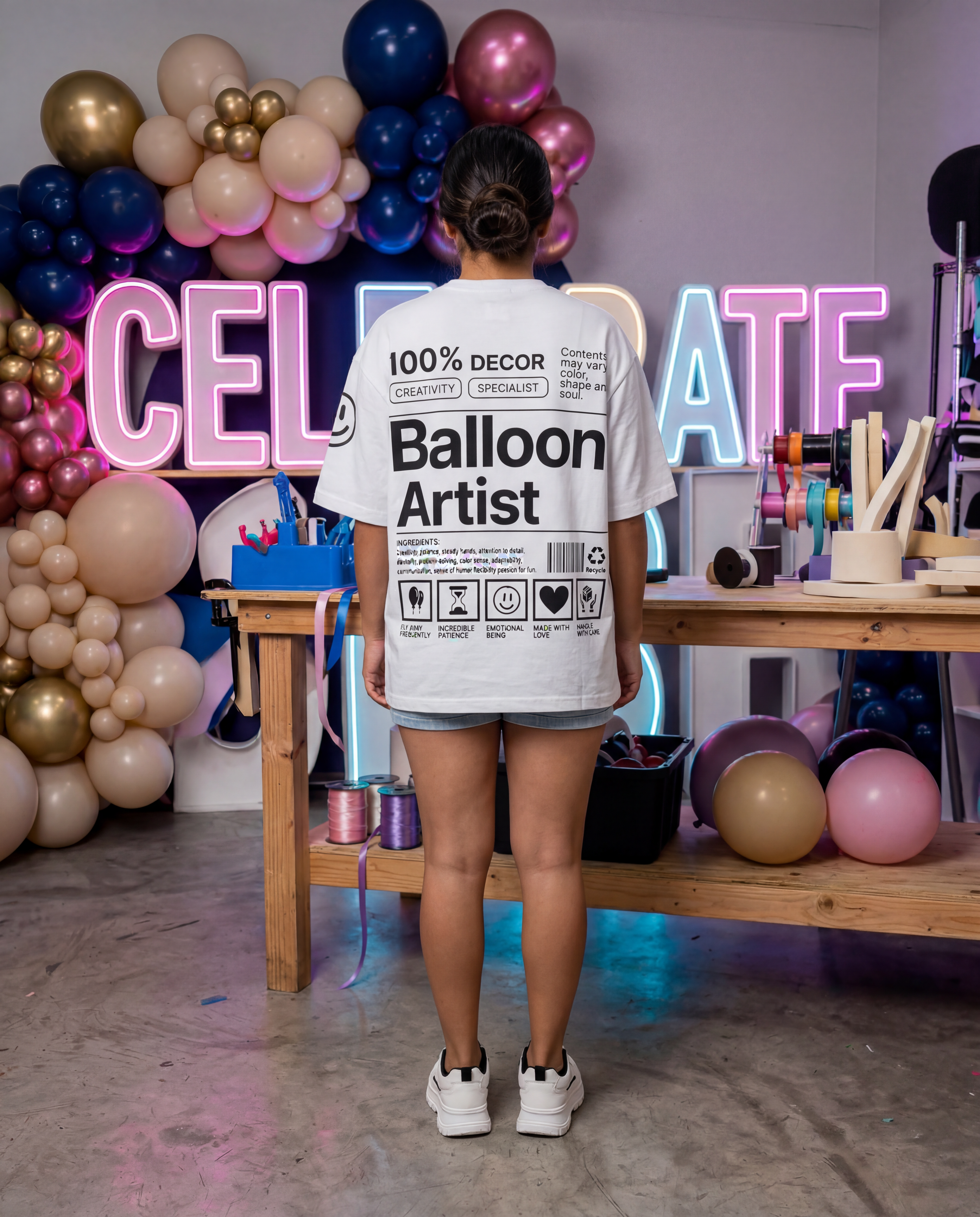T-SHIRT BALLOON ARTIST CREW