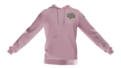 Hoodie rosa Santa Squad