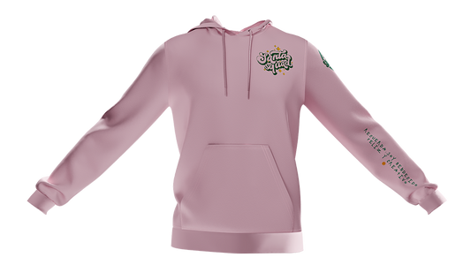 Hoodie rosa Santa Squad