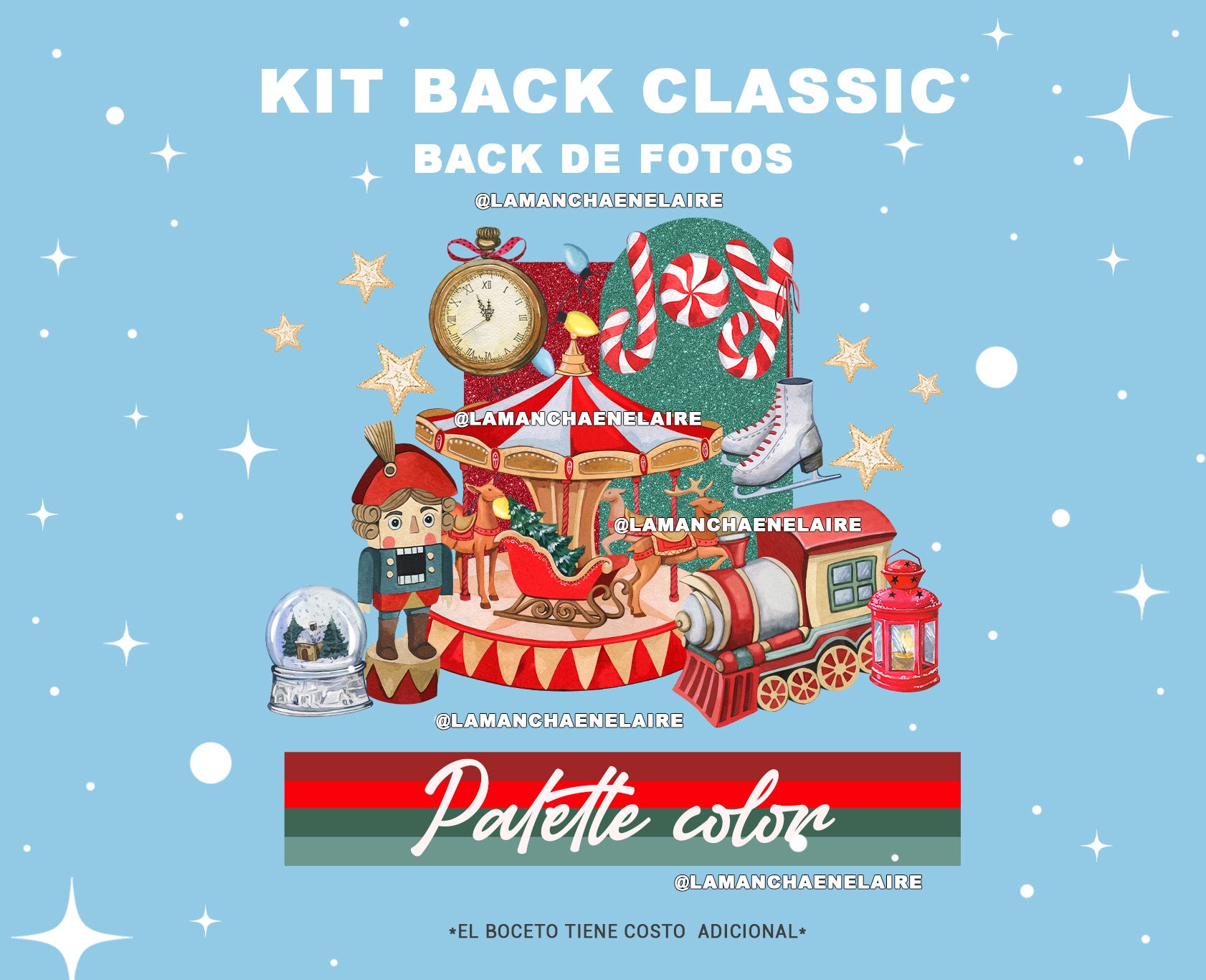 Imprimible CHRISTMAS TOYS CLASSIC