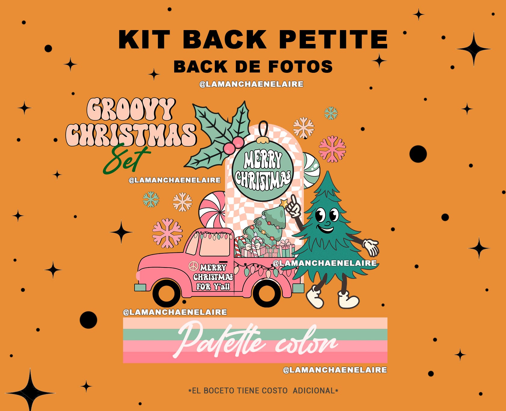 Imprimible Groovy Christmas Petite