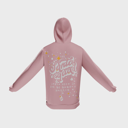 Hoodie Rosa Santa Squad